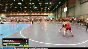 114 lbs Semifinal - Cynthia Meza, Calaveras High School vs McKaylah Youngblood, Vintage