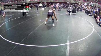 150 lbs Champ. Round 2 - Keyaira Monroe, Norfolk Jr Wrestling vs Natalie Rosas, Warrior Wrestling Academy