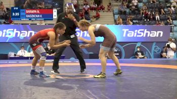 69 kg Qualif. - Nikoleta Barmpa, Greece vs Viktoryia Radzkova, Belarus