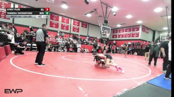 135 lbs Semifinal - Lynly Flud, Hilldale vs Tamieka Taitingford, Muskogee
