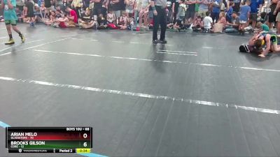 68 lbs Quarterfinal - Arian Melo, Gladiators vs Brooks Gilson, Core