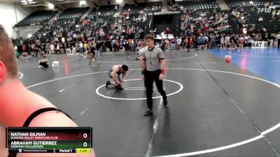 285 lbs Champ. Round 1 - Abraham Gutierrez, Sherman Challengers vs Nathan Gilman, Elkhorn Valley Wrestling Club