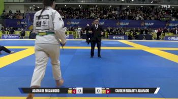Carolyn Elizabeth Alvarado vs Agatha De Souza Nigro 2025 European Jiu-Jitsu IBJJF Championship