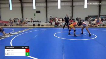 115 lbs Consolation - Journey Ruiz, Chatfield vs Eva Diaz, Somerset Academy