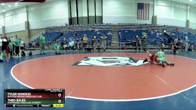 71 lbs Cons. Round 3 - Tyler Nowicki, Bulldog Premier Wrestling Club vs Theo Bales, Contenders Wrestling Academy