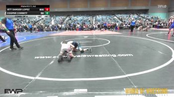 64 lbs Consi Of 4 - JETT DANGER LOPEZ, Monster Garage vs Cooper Corbett, Roundtree Wrestling Academy