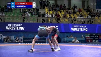 51 kg 1/8 Final - Abolfazl Karamiegaei, Iran vs Adam Abu Fare, Jordan