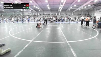 85 lbs Rr Rnd 3 - Fran Blake, Indiana Outlaws Silver vs Rudy Everin, Micky's Maniacs White