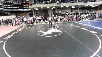 115 lbs Champ. Round 2 - Violet Pennington, Pekin vs Kloe Bielski, Bolingbrook