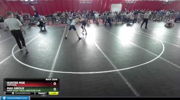 132 lbs Champ. Round 1 - Hunter Moe, Wisconsin vs Max Giroux, River Valley Youth Wrestling Club