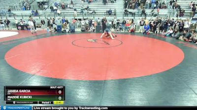 65 lbs Semifinal - Janida Garcia, CO vs Maddie Kubicki, MO