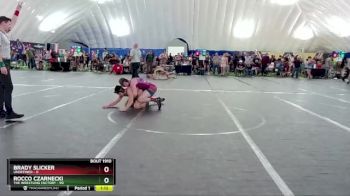 120 lbs Semifinal - Brady Slicker, Undefined vs Rocco Czarnecki, The Wrestling Factory