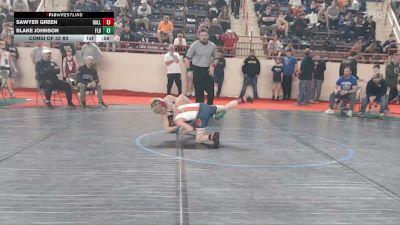 75_B lbs Consi Of 32 #2 - Sawyer Green, Dallas vs Blake Johnson, Flb