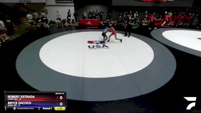 97 lbs Round 2 (10 Team) - Robert Estrada, CVWA-GR vs Bryce Dacoco, SJWA-GR