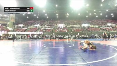 74 lbs Cons. Round 2 - Knox Bussey, Windy City Wrestling Club vs Bentyn Anderson, Billings Wrestling Club