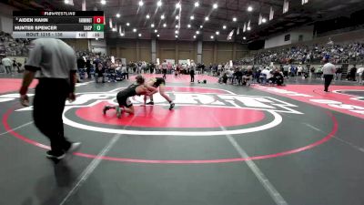 138 lbs Cons. Round 4 - Hunter Spencer, Sand Springs vs Aiden Hahn, Farmington