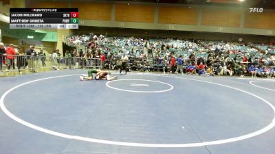 138 lbs Round Of 16 - Jacob Millward, Skyridge vs Matthew Orbeta, Poway