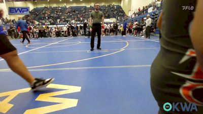 49 lbs Semifinal - Orlando Hernandez, Lone Grove Takedown Club vs Sydney Bach, Weatherford Youth Wrestling