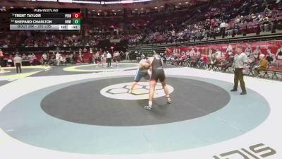 285 lbs Cons. Quarters - Shepard Charlton, Benedictine vs Trent Taylor, Perry