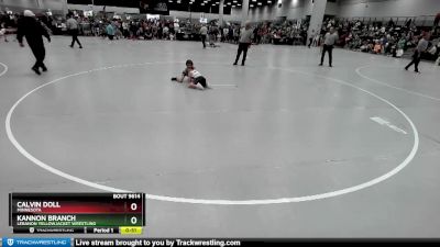 62 lbs Cons. Round 3 - Calvin Doll, Minnesota vs Kannon Branch, Lebanon Yellowjacket Wrestling