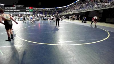 145 lbs Round Of 32 - Gavin Morder, Huntingdon vs Franco Thompson, Burrell