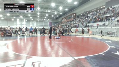 67 lbs Cons. Round 2 - Layne Erickson, Basement Boys Wrestling Club vs Patrick Roberts, Cherry Creek Wrestling Club