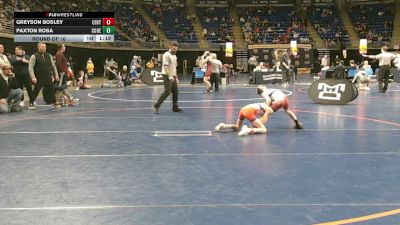 60 lbs Round Of 16 - Greyson Bosley, Central York vs Paxton Rosa, Conemaugh Twp