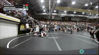 119 lbs Consi Of 4 - Brodee Bryan, Shelton Wrestling Academy vs Andrew Duncan, CacheWrestlingClub