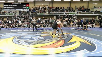 150 lbs 3rd Place - Henry McElligott, Holliston vs Dan Greaney, Leominster