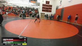 215A Round 5 - Weston Boggs, Hardin vs Lukas Balfanz, Campbell County