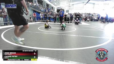 46 lbs Semifinal - Josie Briggs, Linn County vs Cooper Petry, Bobcat