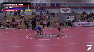 180 lbs Semifinal - Kyree Rubio, Westcliff vs Lillian Gradillas-Flores, Southern Oregon University