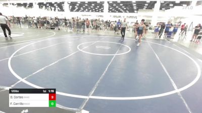 120 lbs Round Of 32 - Diego Cortes, Rancho Bernardo WC vs Fabian Carrillo, Bagdad Sultans