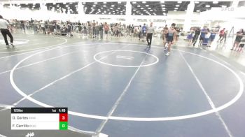 120 lbs Round Of 32 - Diego Cortes, Rancho Bernardo WC vs Fabian Carrillo, Bagdad Sultans