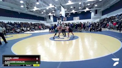 215 lbs Cons. Round 1 - Alexander Davalos, Aquinas vs Samuel Lopez, Downey