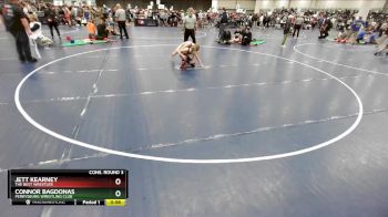 100 lbs Cons. Round 3 - Connor Bagdonas, Perrysburg Wrestling Club vs Jett Kearney, The Best Wrestler