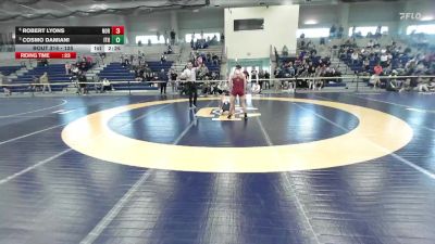125 lbs Cons. Semi - Robert Lyons, Norwich vs Cosmo Damiani, Ithaca