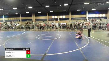 109 lbs Round Of 16 - Bella Leon, GWC/Tigers vs Emily Sahlin, Fitness Quest