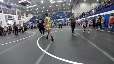 88 lbs Rr Rnd 3 - Mason Collins, Choctaw Ironman Youth Wrestling vs Dylan Miller, Standfast OKC