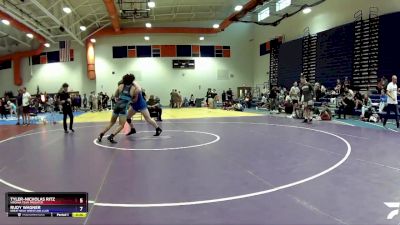 190 lbs Semifinal - Tyler-Nicholas Ritz, Virginia Team Predator vs Rudy Wagner, Great Neck Wrestling Club