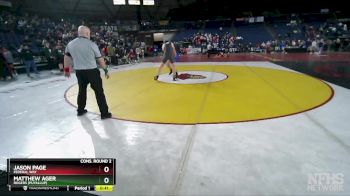 4A 215 lbs Cons. Round 2 - Jason Page, Federal Way vs Matthew Ager, Rogers (Puyallup)