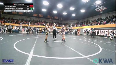 120 lbs Rr Rnd 1 - Reese Rhodes, Comanche Takedown Club vs MaminaKowa Warrior, Tecumseh Youth Wrestling