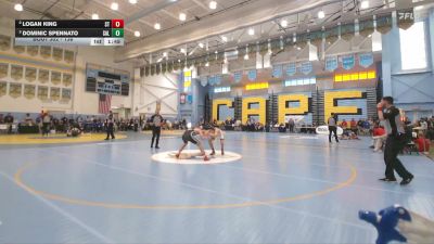 138 lbs Semifinal - Dominic Spennato, Salesianum vs Logan King, Sussex Tech H S