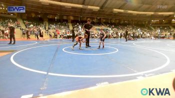 64 lbs Quarterfinal - Easton Contreras, Raw Wrestling Club vs Kendall Dean, Morris Wrestling Association