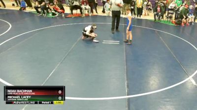 80 lbs Cons. Semi - Noah Bachman, Lone Peak Elite Wrestling vs Michael Lacey, Jayhawk Wrestling