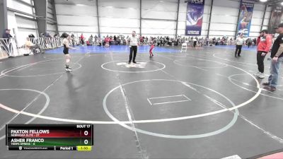 68 lbs Rd# 8- 12:30pm Saturday Final Pool - Asher Franco, Terps XPress vs Paxton Fellows, Nebraska Elite