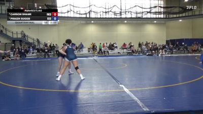 180 lbs Quarterfinal - Carson Shank, Iowa Western Community College vs Praizh Suggs, Iowa Central Community College
