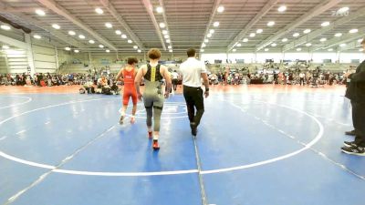 120 lbs Rr Rnd 3 - Blake Doss, Indiana Outlaws White - HSB vs Dakota Santamaria, 4M Power - HSB
