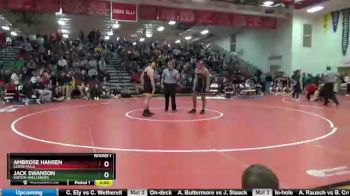 Round 1 - Ambrose Hansen, Cedar Falls vs Jack Swanson, Vinton-Shellsburg