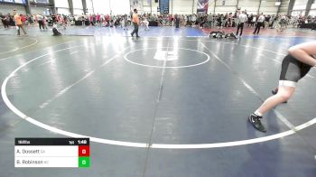 182 lbs Round Of 16 - Alexander Dossett, GA vs Brady Robinson, NC